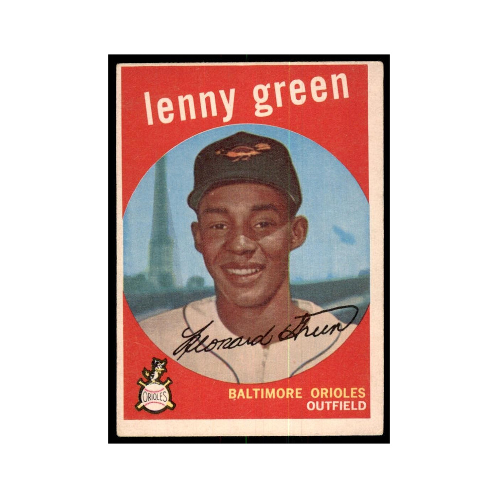 1959 Topps Lenny Green Baseball Cards #209