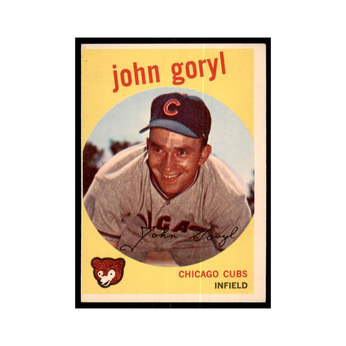 1959 Topps John Goryl Baseball Cards #77