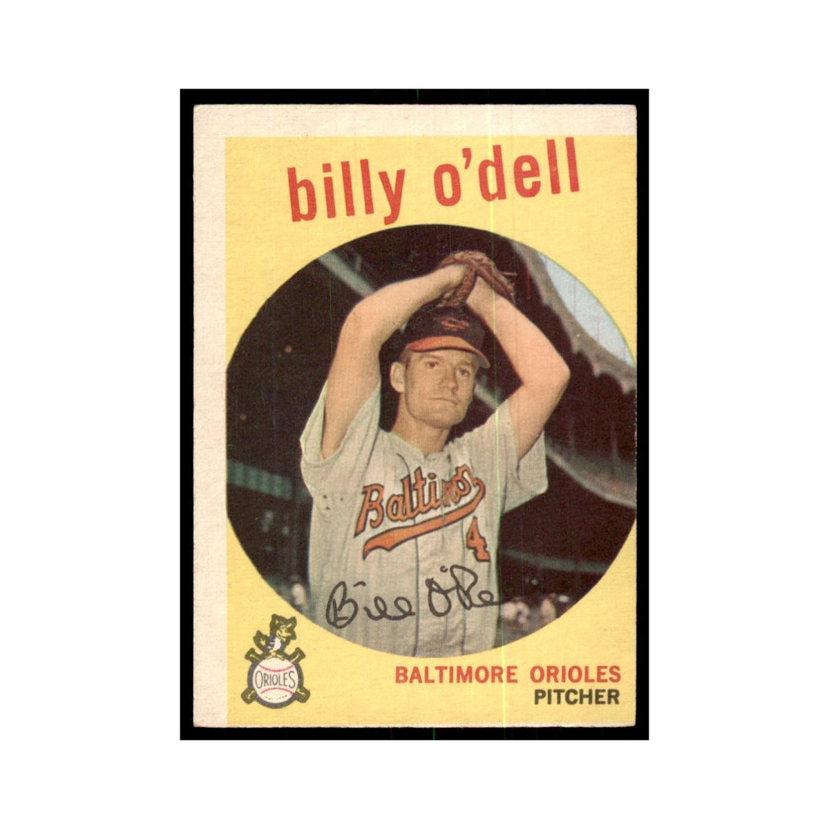1959 Topps Billy O'Dell Baseball Cards #250