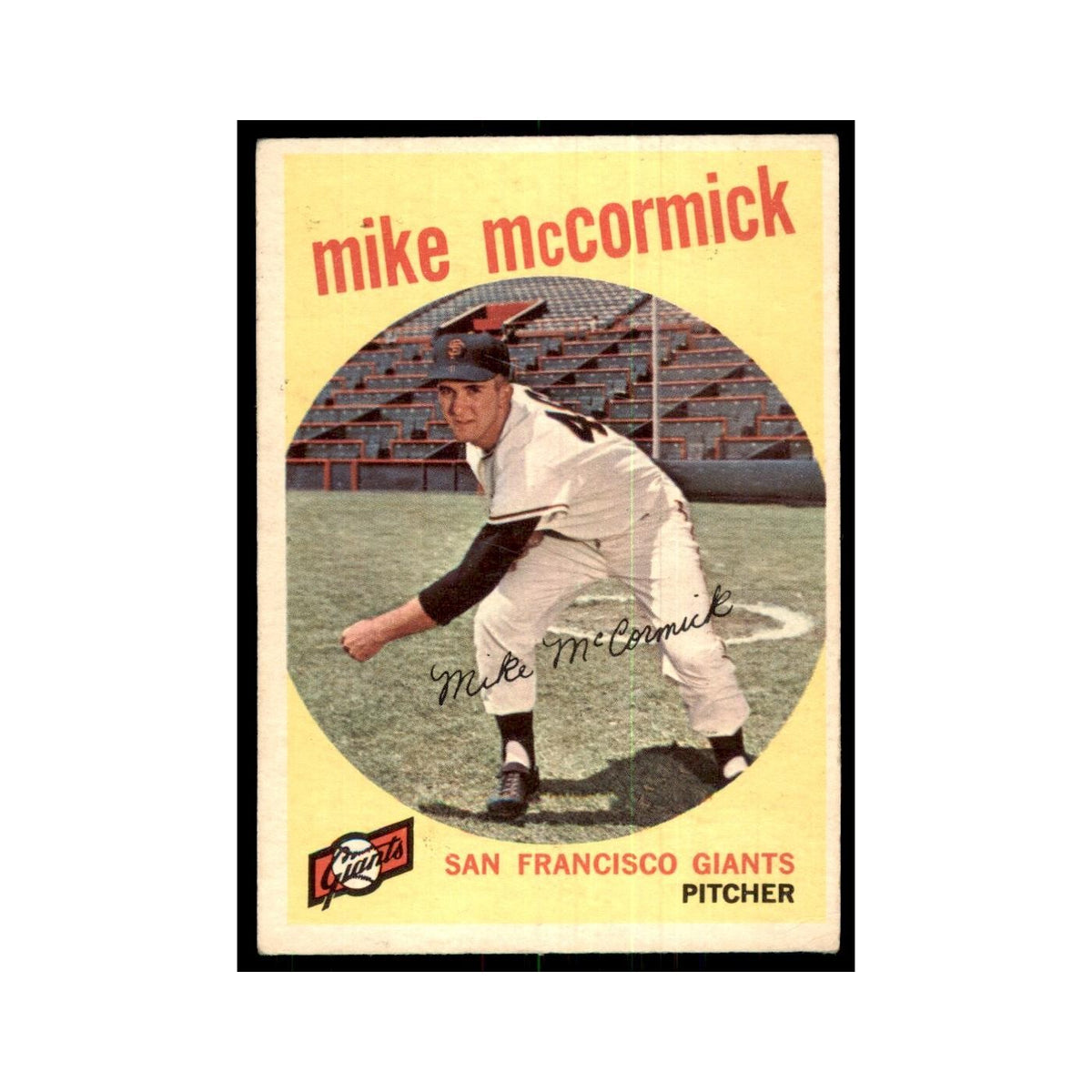 1959 Topps Mike McCormick Baseball Cards #148