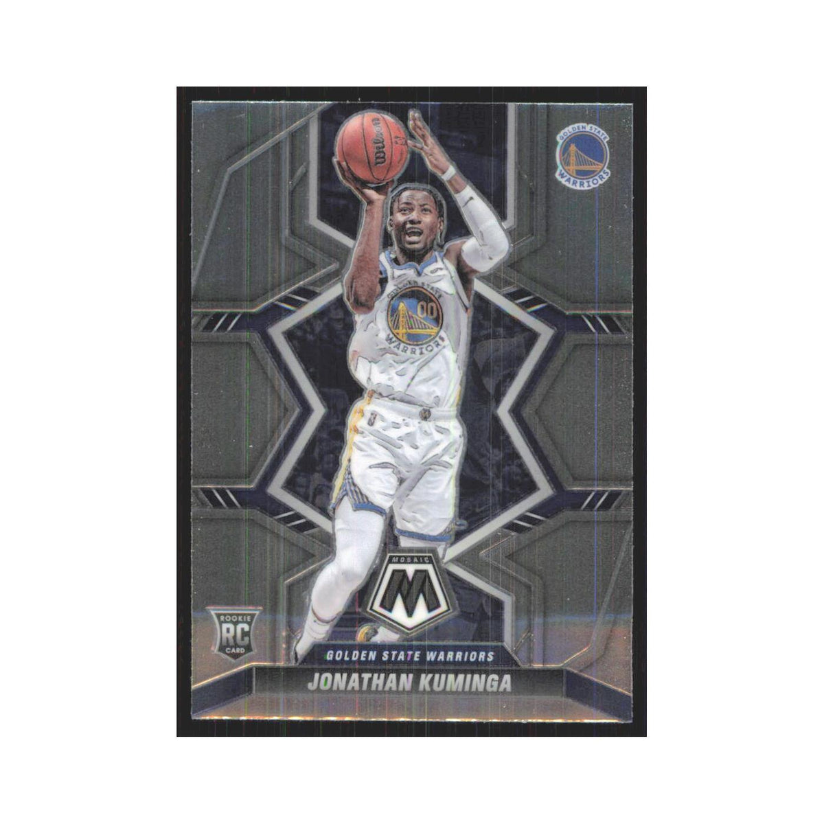 2021 Panini Mosaic Jonathan Kuminga RC Golden State Warriors #205