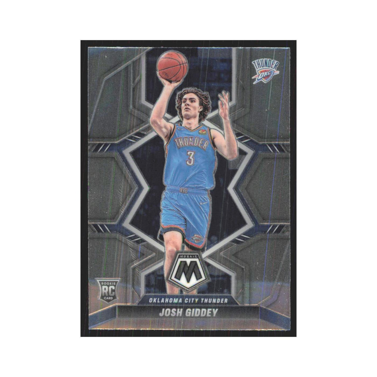 2021 Panini Mosaic Josh Giddey RC Thunder #210