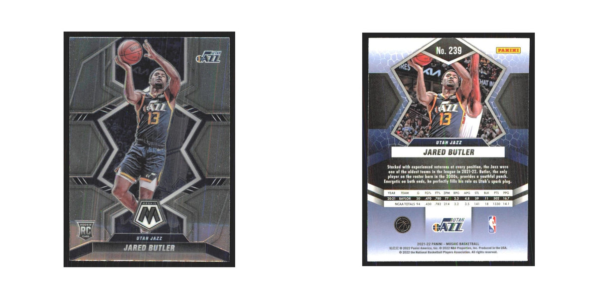 2021 Panini Mosaic Jared Butler RC Jazz #239