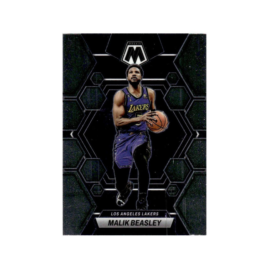 Malik Beasley 2022 Panini Mosaic #53 Los Angeles Lakers Basketball Card NM