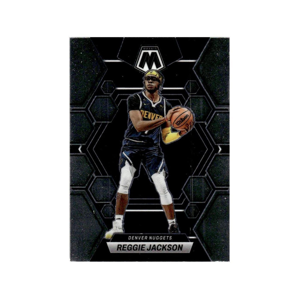 Reggie Jackson 2022 Panini Mosaic #52 Denver Nuggets Basketball Card NM