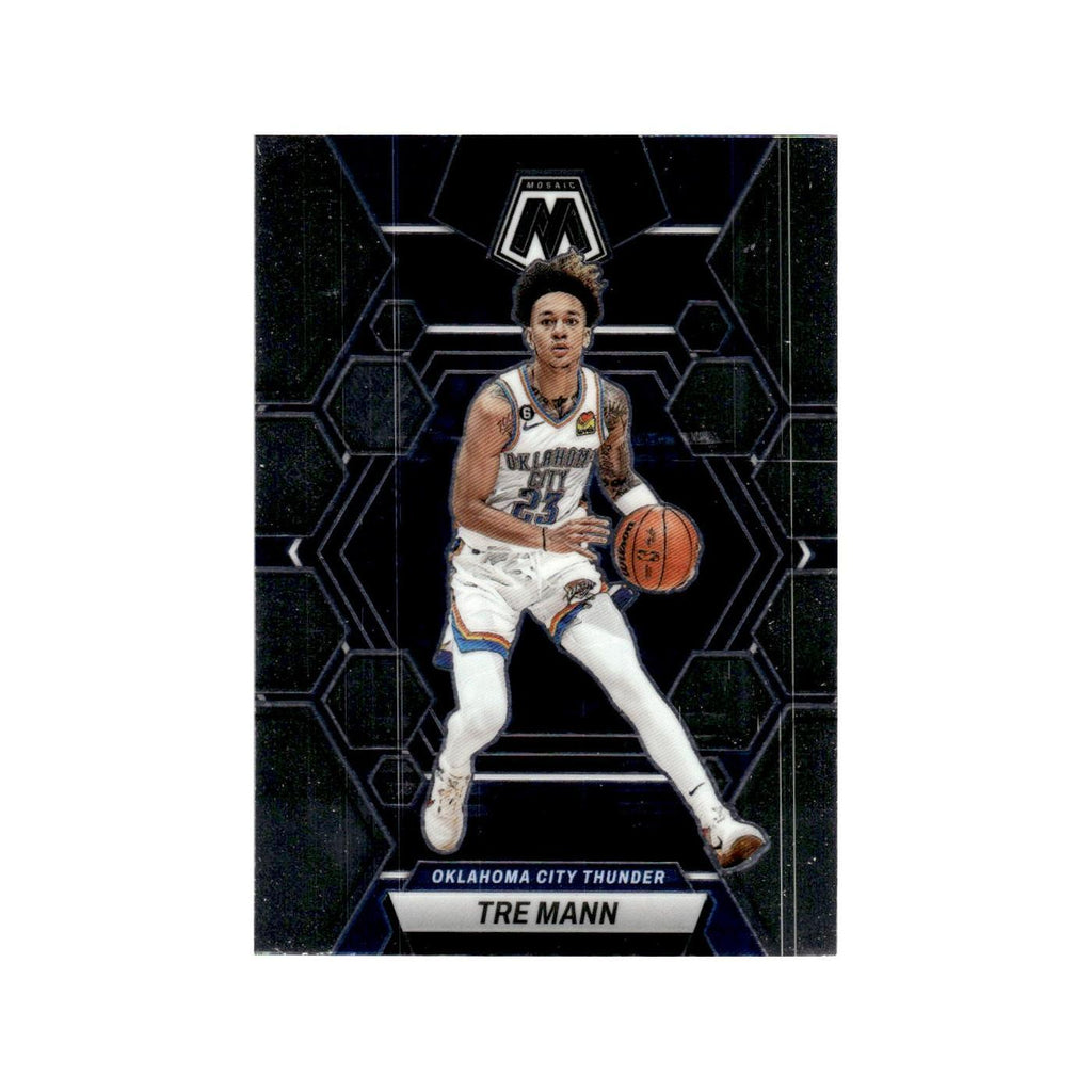 Tre Mann 2022 Panini Mosaic #186 Oklahoma City Thunder Basketball Card NM
