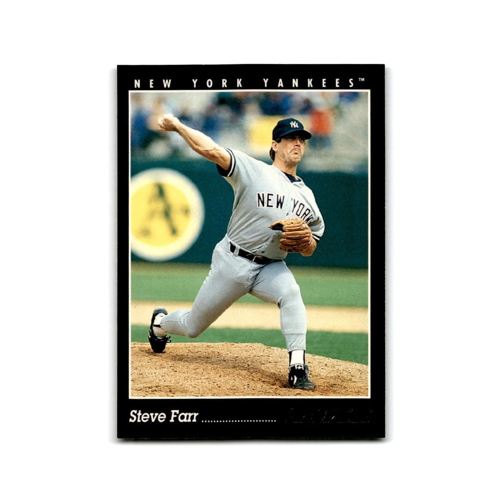 Steve Farr 1993 Pinnacle #196 New York Yankees Baseball Card NM