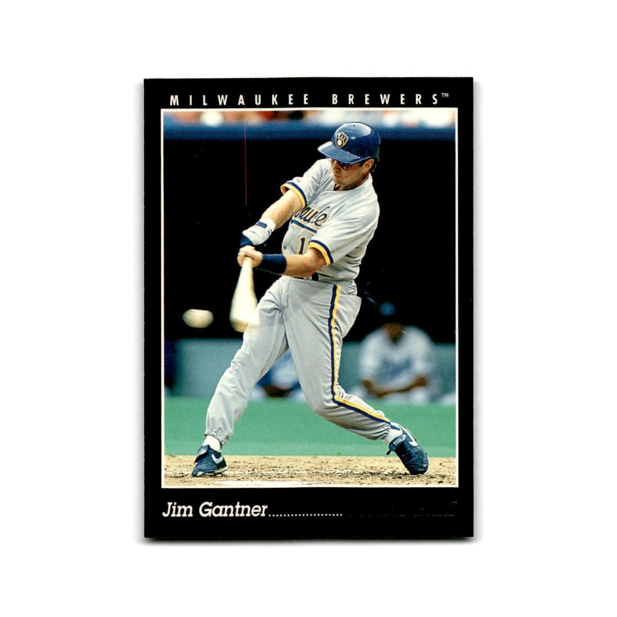 Jim Gantner 1993 Pinnacle #207 Milwaukee Brewers Baseball Card NM