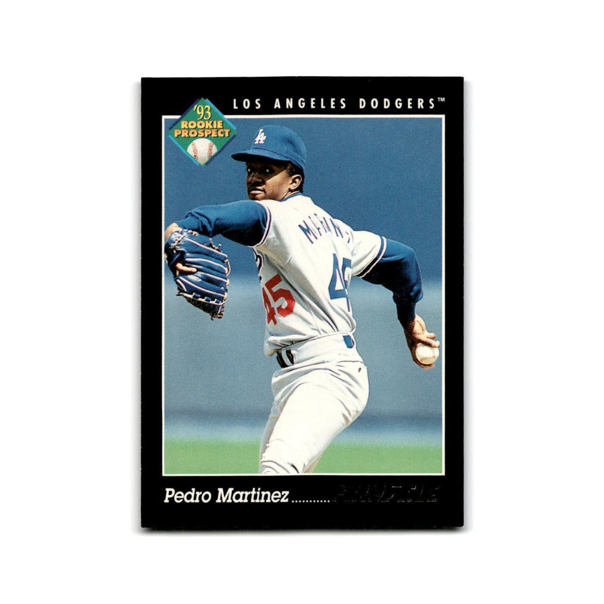 Pedro Martinez Rookie 1993 Pinnacle #259 Los Angeles Dodgers Baseball Card NM