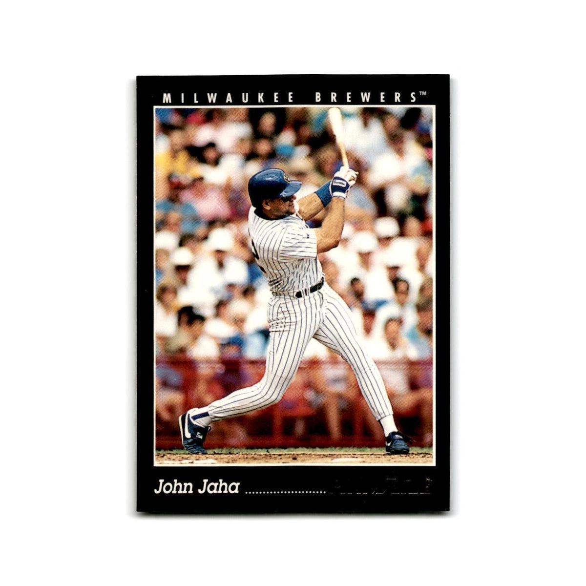 John Jaha 1993 Pinnacle #228 Milwaukee Brewers Baseball Card NM