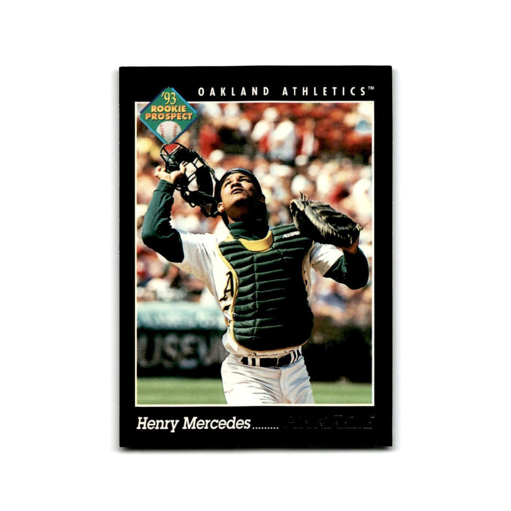 Henry Mercedes Rookie 1993 Pinnacle #268 Oakland Athletics Baseball Card NM