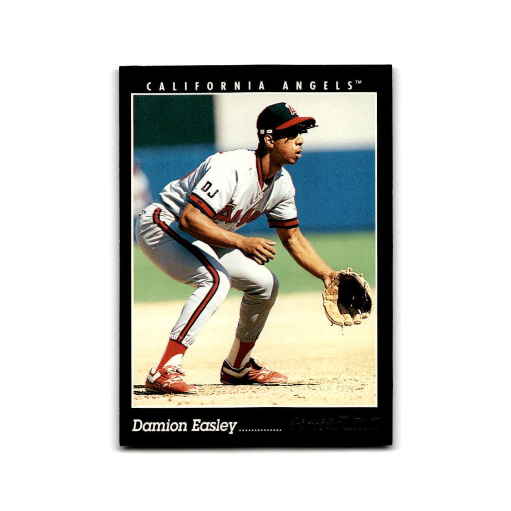 Damion Easley 1993 Pinnacle #227 California Angels Baseball Card NM