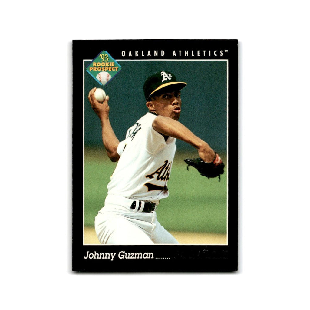Johnny Guzman Rookie 1993 Pinnacle #261 Oakland Athletics Baseball Card NM
