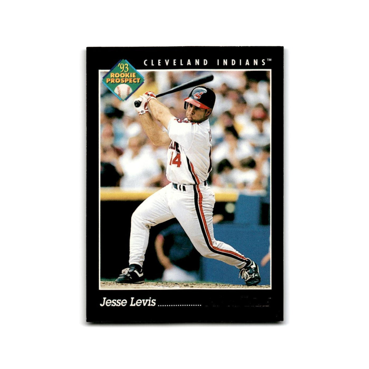 Jesse Levis Rookie 1993 Pinnacle #288 Cleveland Indians Baseball Card NM