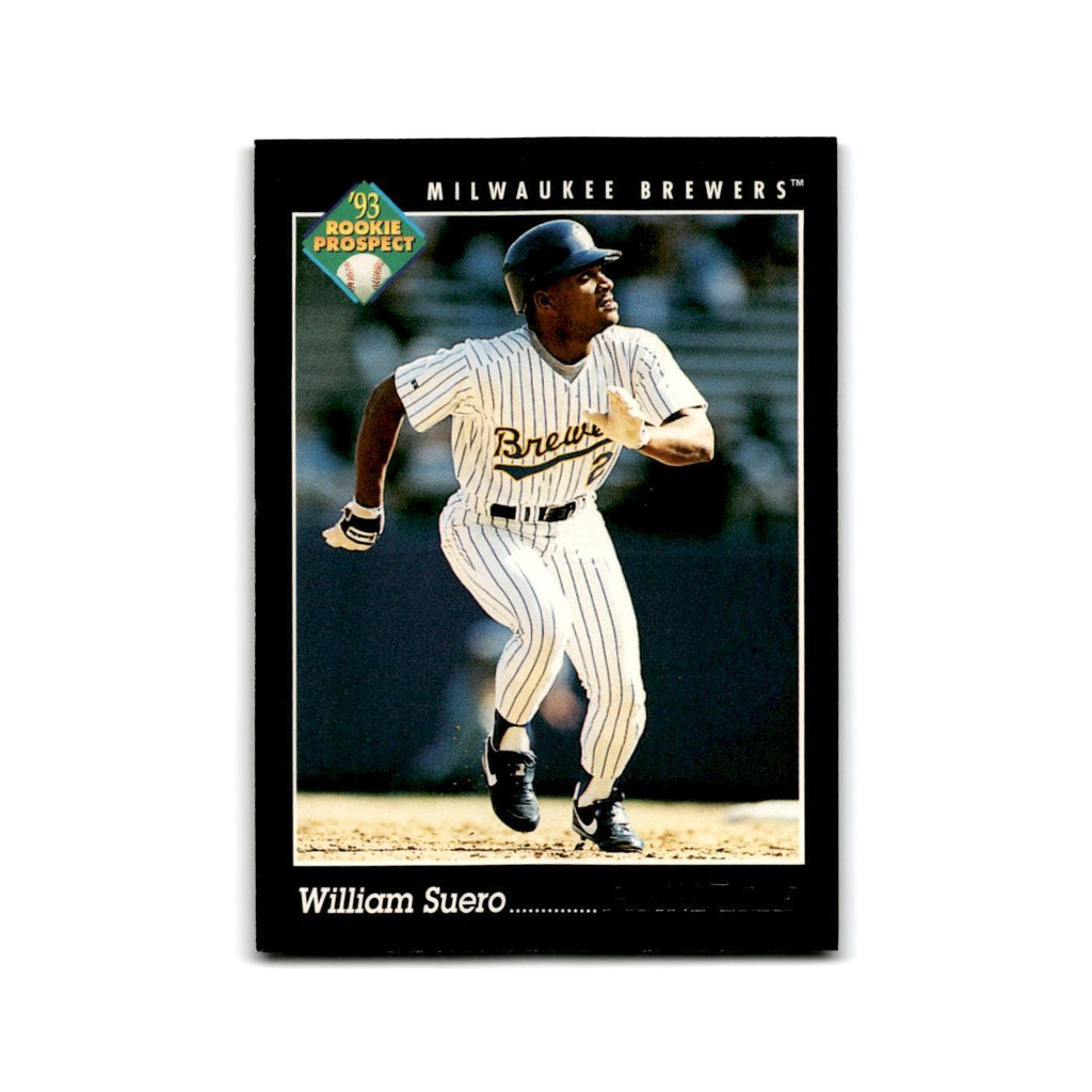 William Suero Rookie 1993 Pinnacle #271 Milwaukee Brewers Baseball Card NM