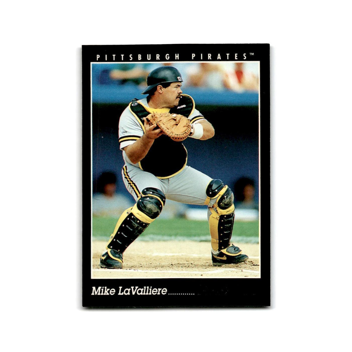 Mike LaValliere 1993 Pinnacle #219 Pittsburgh Pirates Baseball Card NM