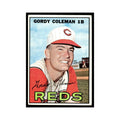 1967 Topps Baseball Card Gordy Coleman Reds #61