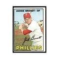 1967 Topps Baseball Card Jackie Brandt Phillies #142