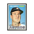 1967 Topps Baseball Card (Damaged) Turk Farrell Astros #190