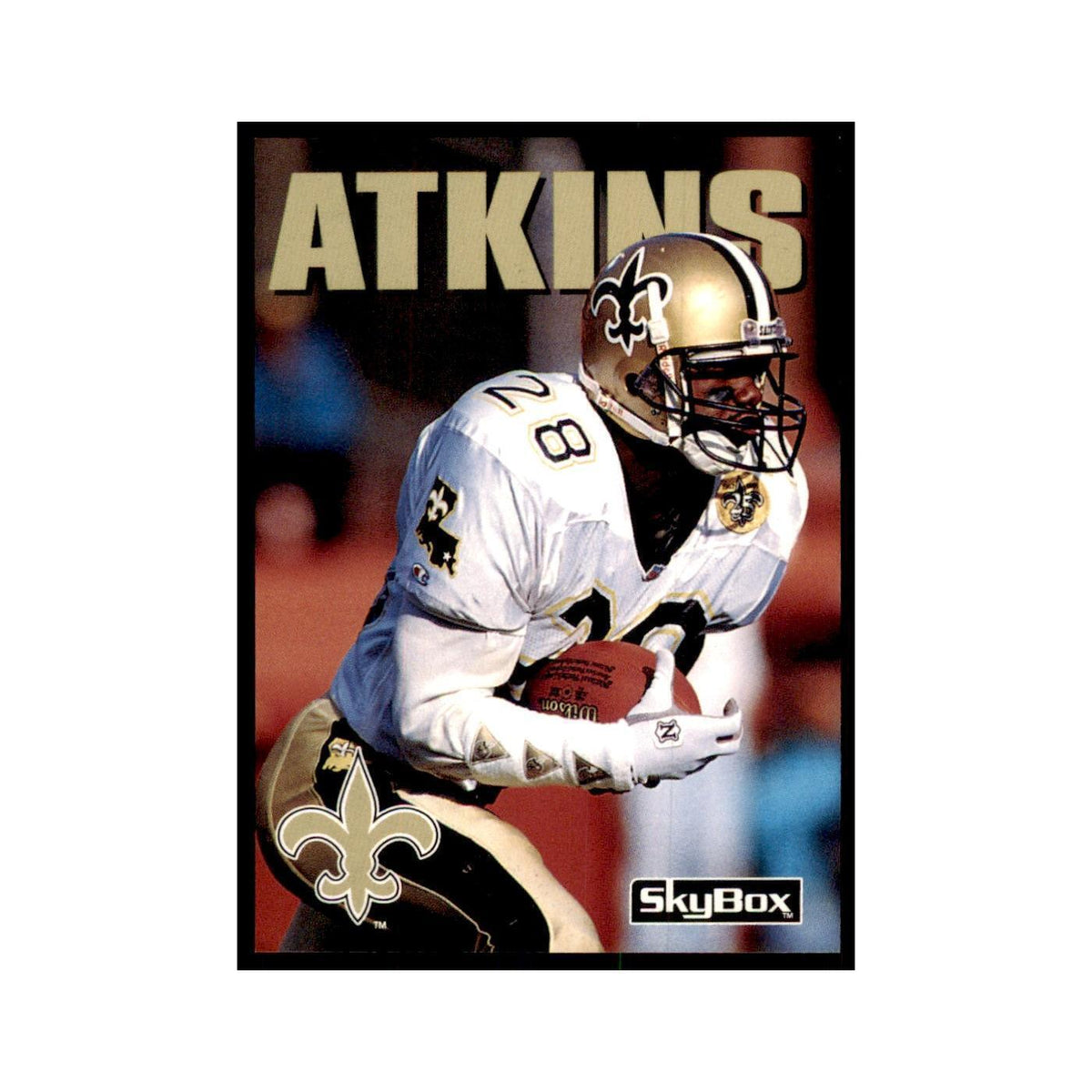 1992 SkyBox Gene Atkins Football Cards #258