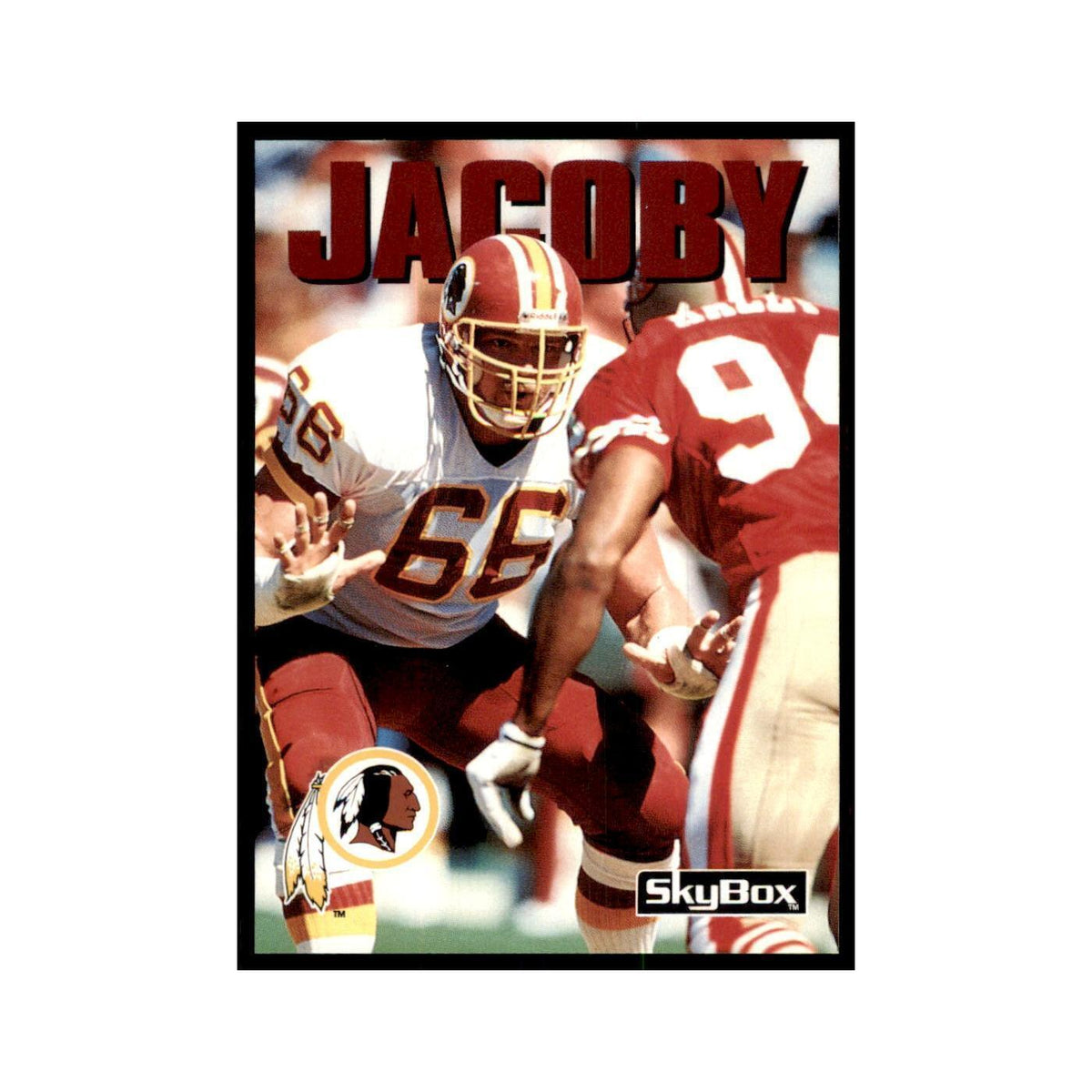 1992 SkyBox Joe Jacoby Football Cards #80