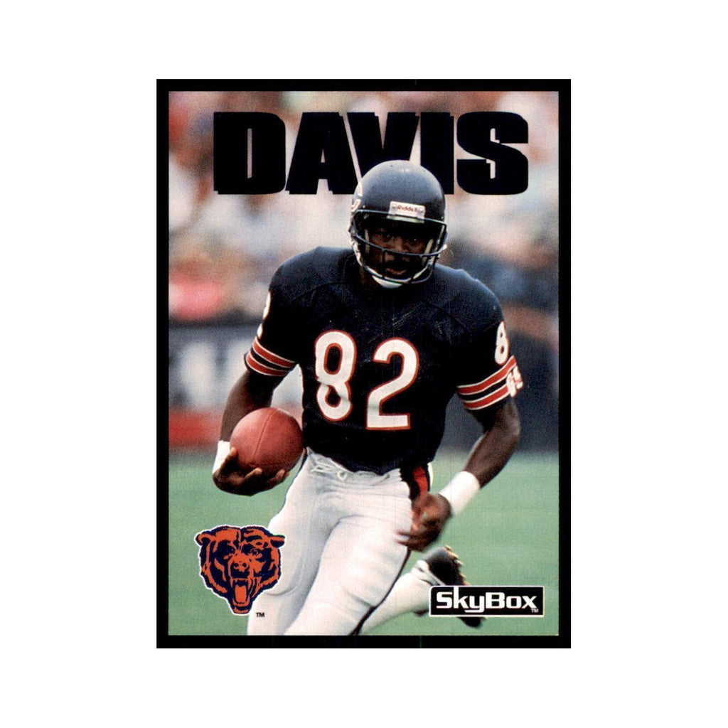 1992 SkyBox Wendell Davis Football Cards #189