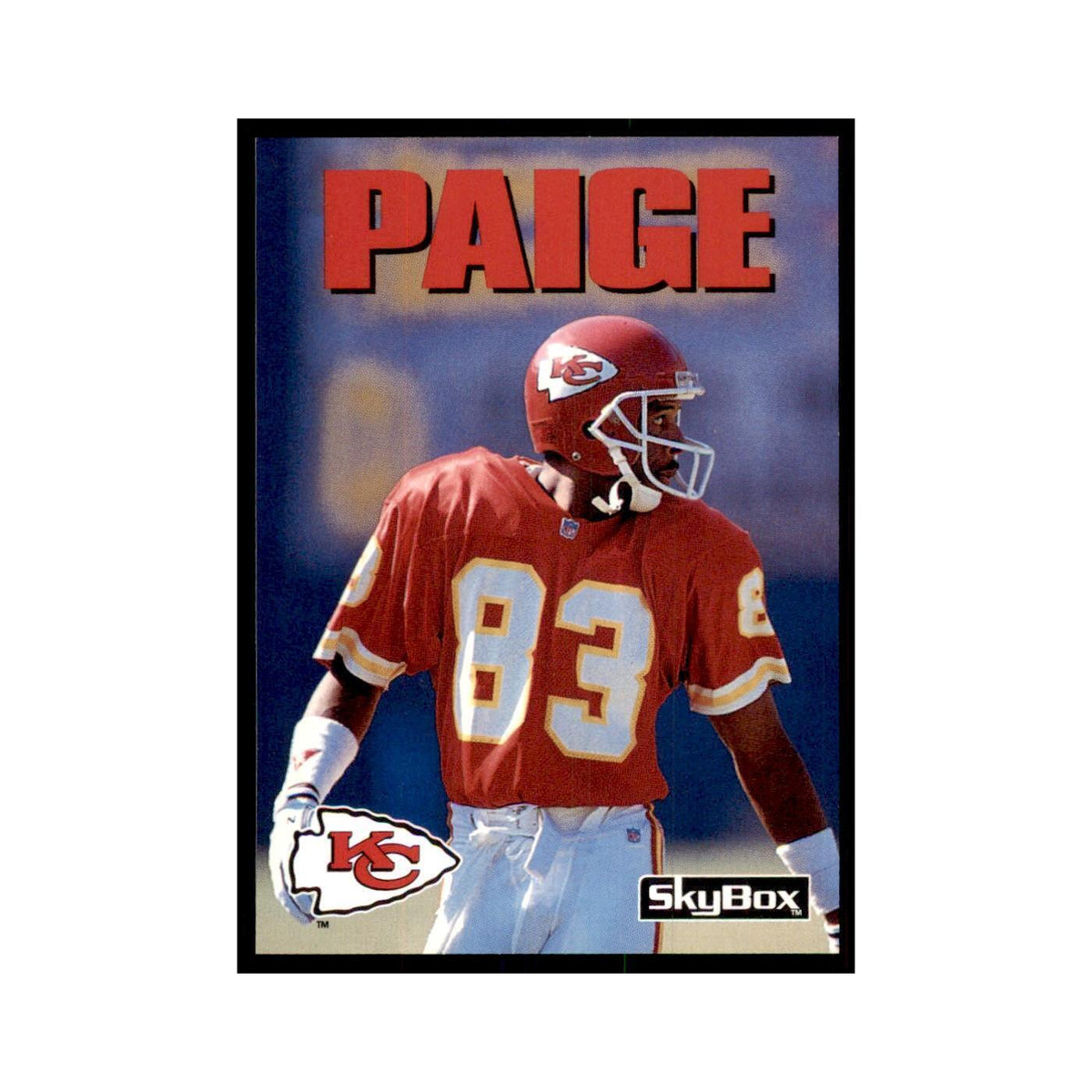 1992 SkyBox Stephone Paige Football Cards #243