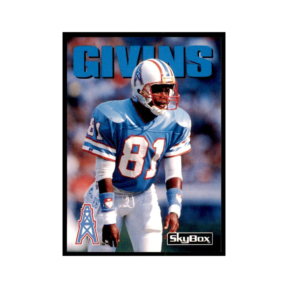 1992 SkyBox Ernest Givins Football Cards #165