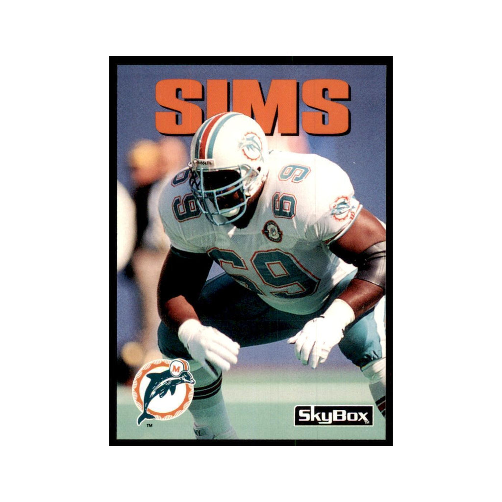1992 SkyBox Keith Sims Football Cards #81