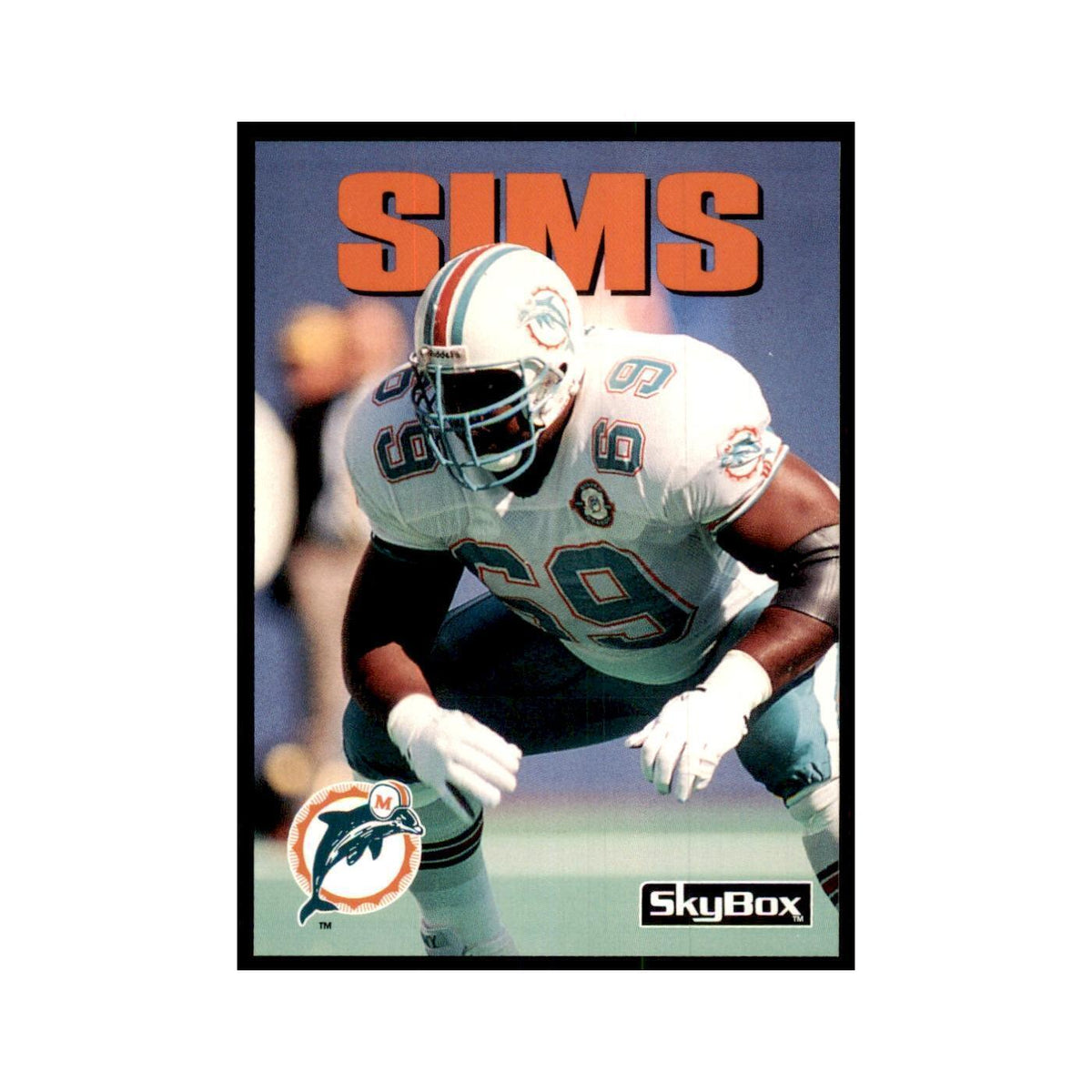 1992 SkyBox Keith Sims Football Cards #81