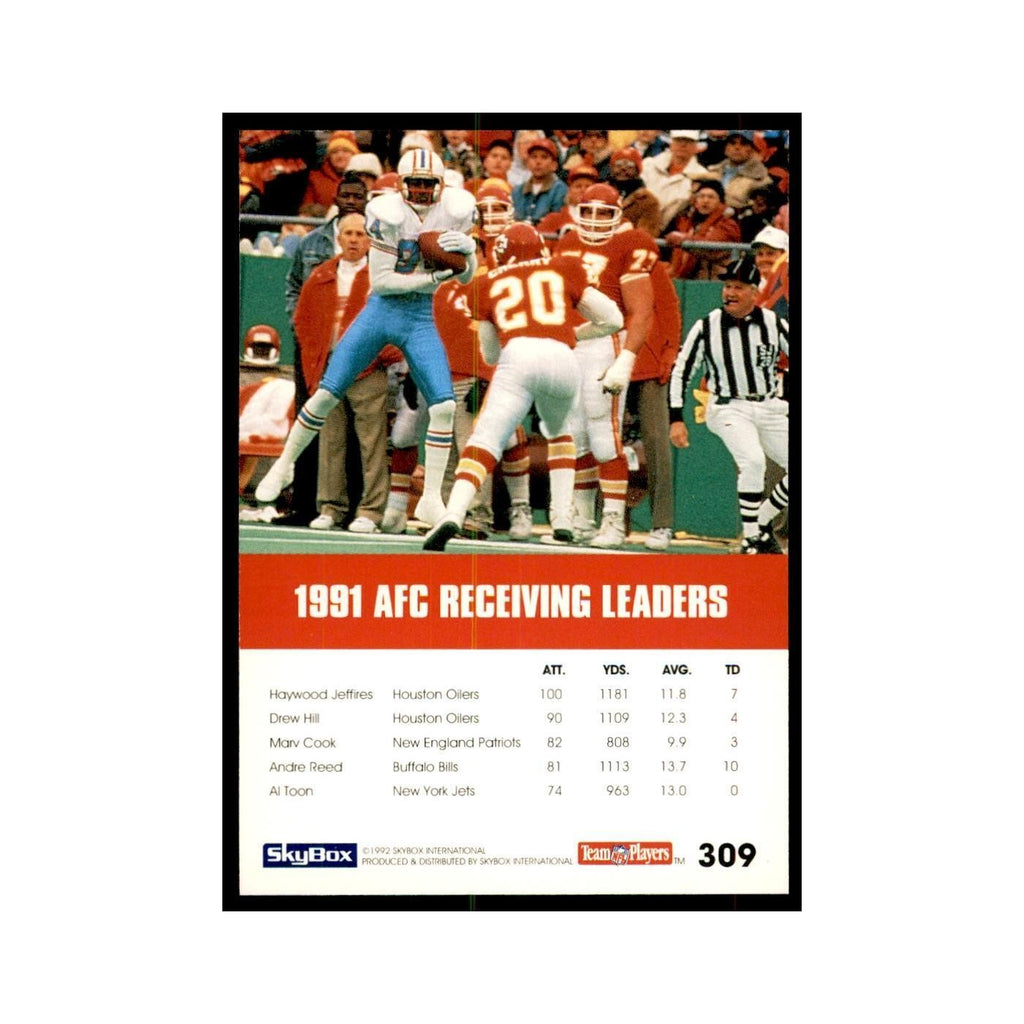 1992 SkyBox Haywood Jeffires Football Cards #309
