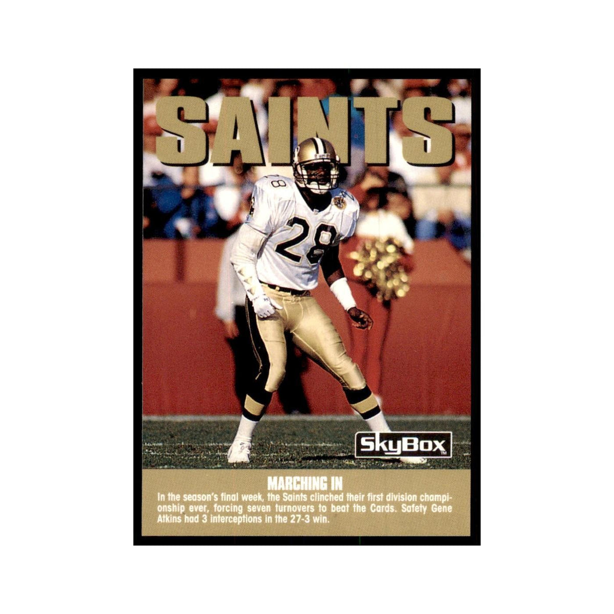 1992 SkyBox Gene Atkins Football Cards #294