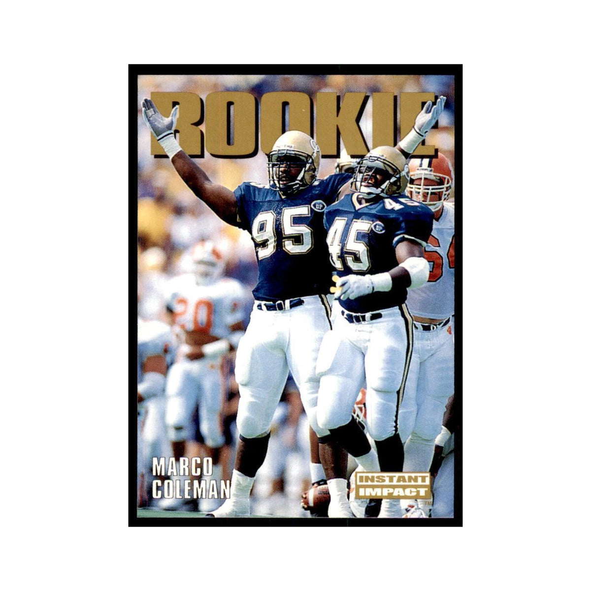 1992 SkyBox Marco Coleman RC Football Cards #334