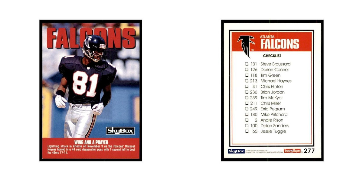 1992 SkyBox Michael Haynes Football Cards #277