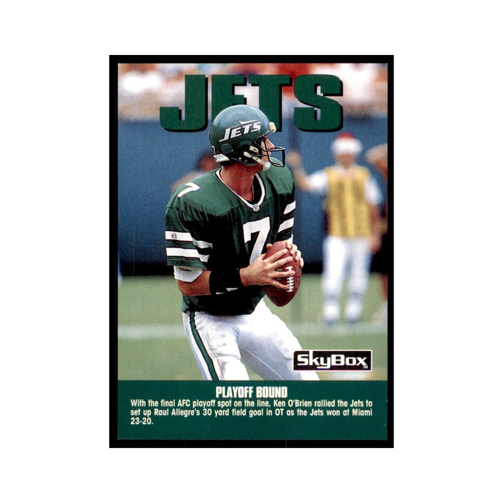 1992 SkyBox Ken O'Brien Football Cards #296