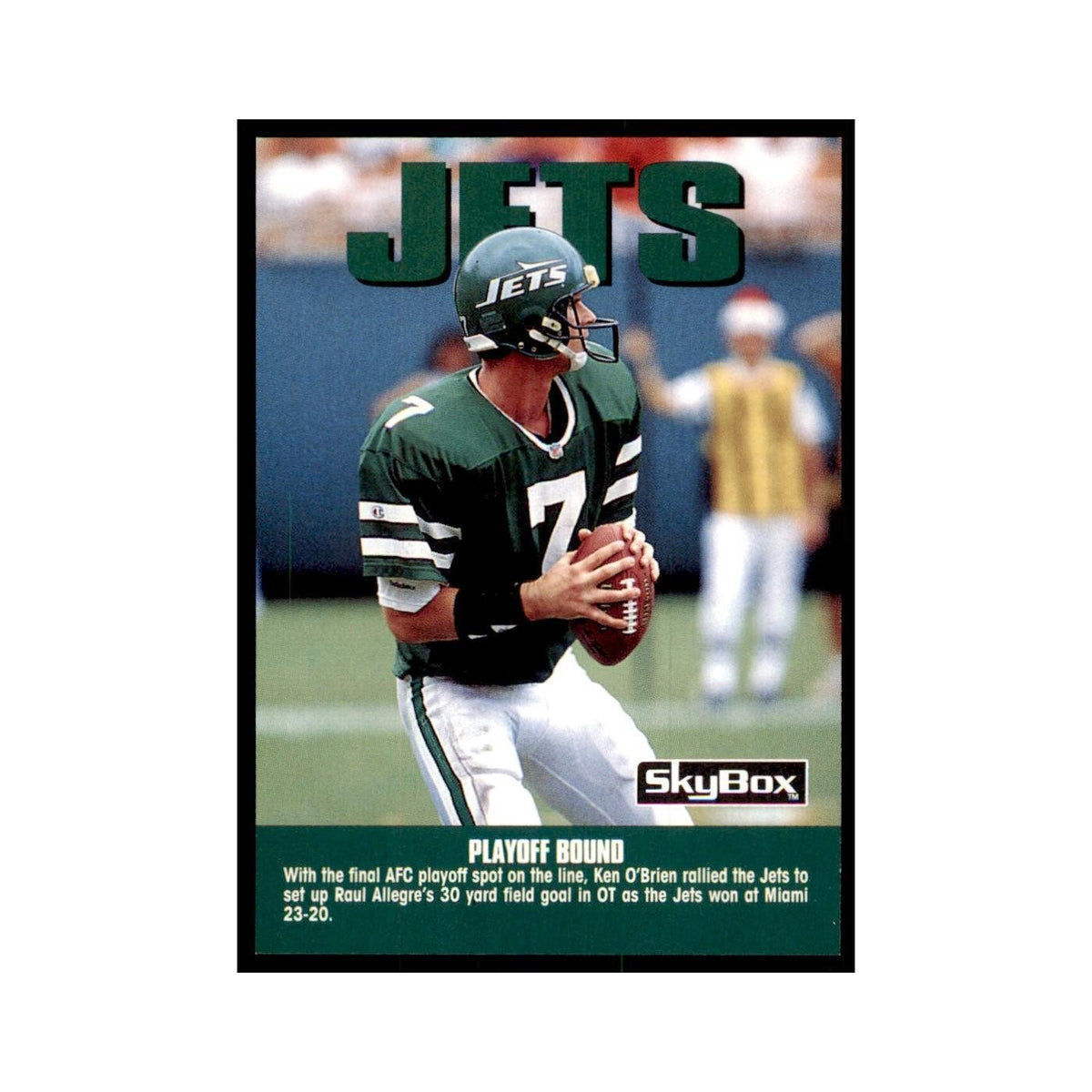 1992 SkyBox Ken O'Brien Football Cards #296