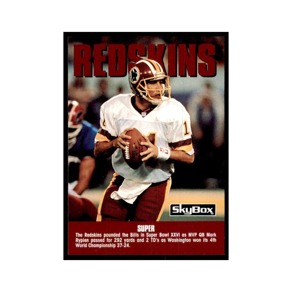 1992 SkyBox Mark Rypien Football Cards #304