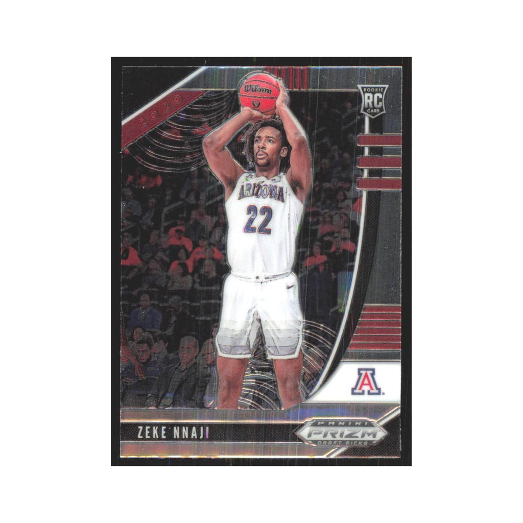 2020 Panini Prizm Draft Zeke Nnaji RC Arizona Wildcats #34