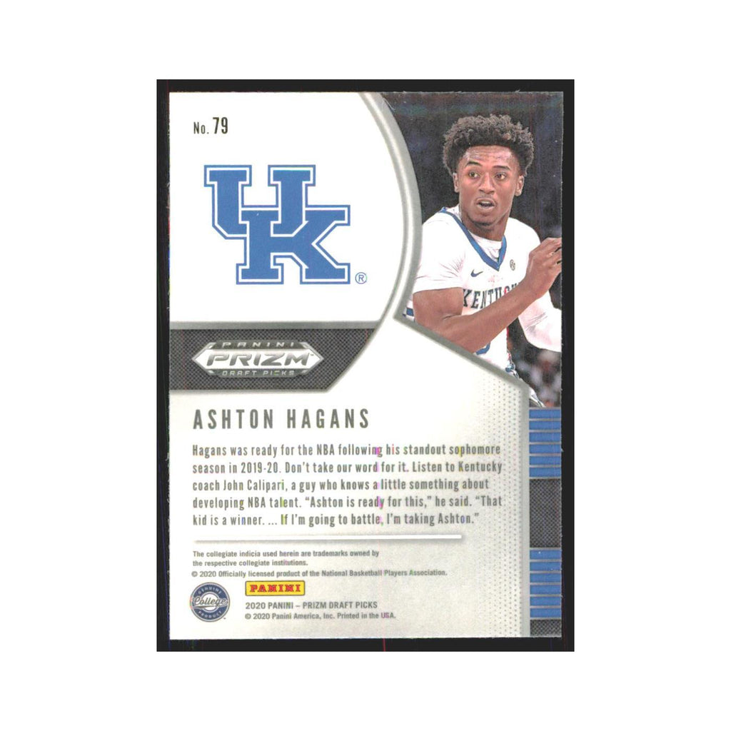 2020 Panini Prizm Draft Ashton Hagans RC Kentucky Wildcats #79