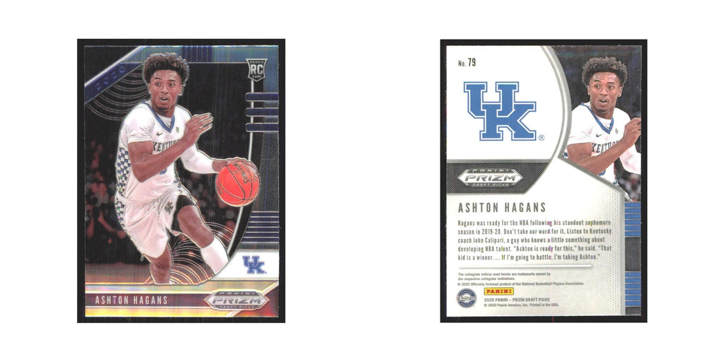 2020 Panini Prizm Draft Ashton Hagans RC Kentucky Wildcats #79