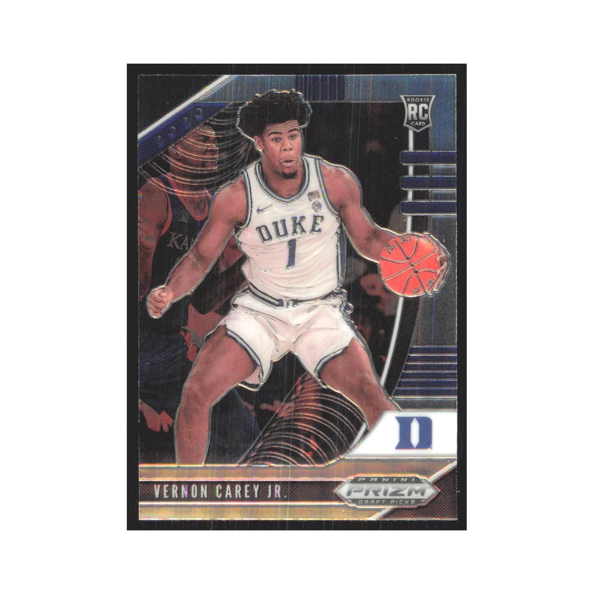 2020 Panini Prizm Draft Vernon Carey Jr. RC Duke Blue Devils #67
