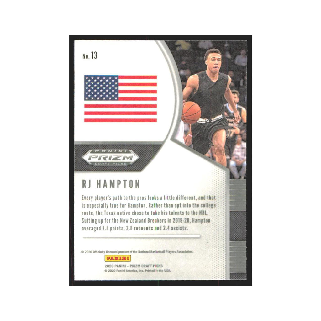 2020 Panini Prizm Draft RJ Hampton RC New Zealand Breakers #13