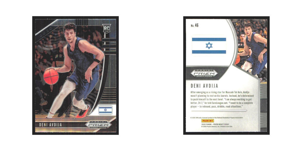 2020 Panini Prizm Draft Deni Avdija RC Maccabi Electra Tel Aviv #46
