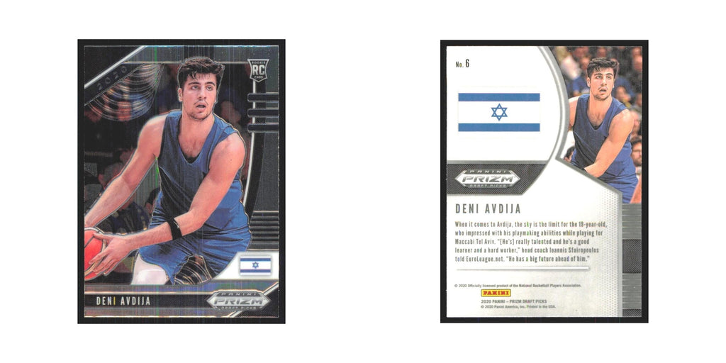 2020 Panini Prizm Draft Deni Avdija RC Maccabi Electra Tel Aviv #6