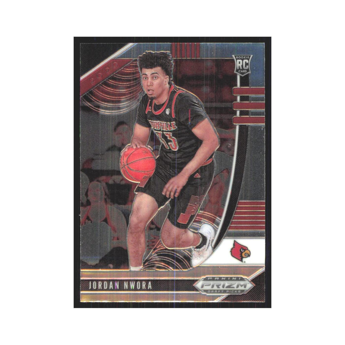 2020 Panini Prizm Draft Jordan Nwora RC Louisville Cardinals #38