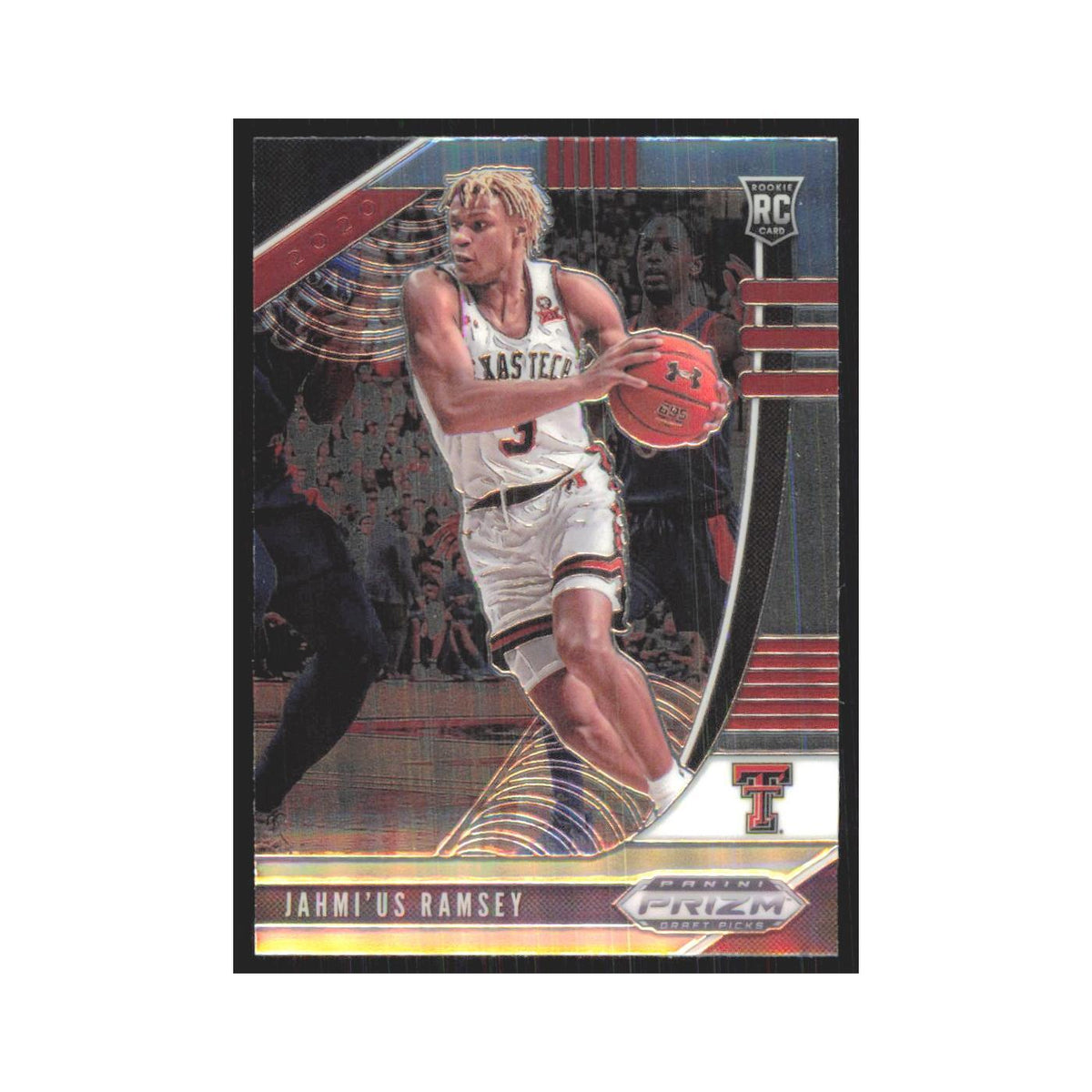 2020 Panini Prizm Draft Jahmi'us Ramsey RC Texas Tech Red Raiders #65