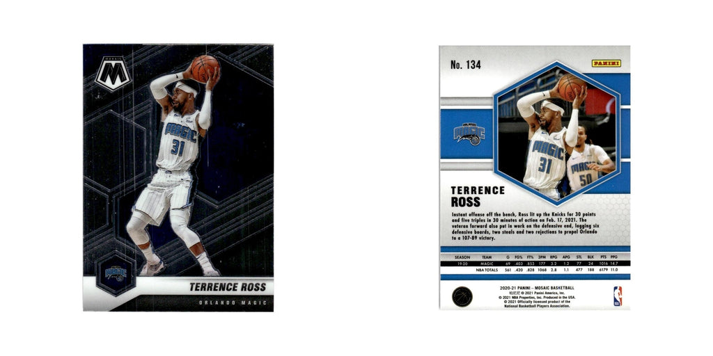 Terrence Ross 2020 Panini Mosaic #134 Orlando Magic Basketball Card NM