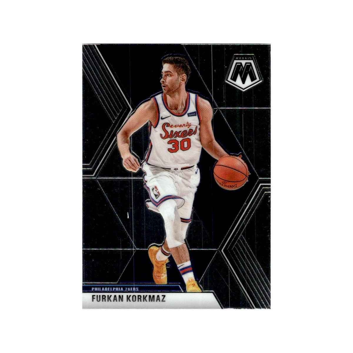 Furkan Korkmaz 2019 Panini Mosaic #199 Philadelphia 76ers Basketball Card NM
