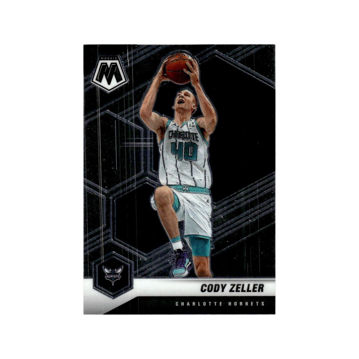 Cody Zeller 2020 Panini Mosaic #14 Charlotte Hornets Basketball Card NM