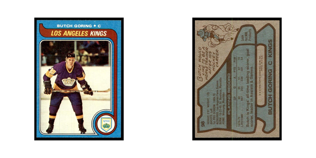 Butch Goring 1979 Topps #98 Los Angeles Kings Hockey Card NM
